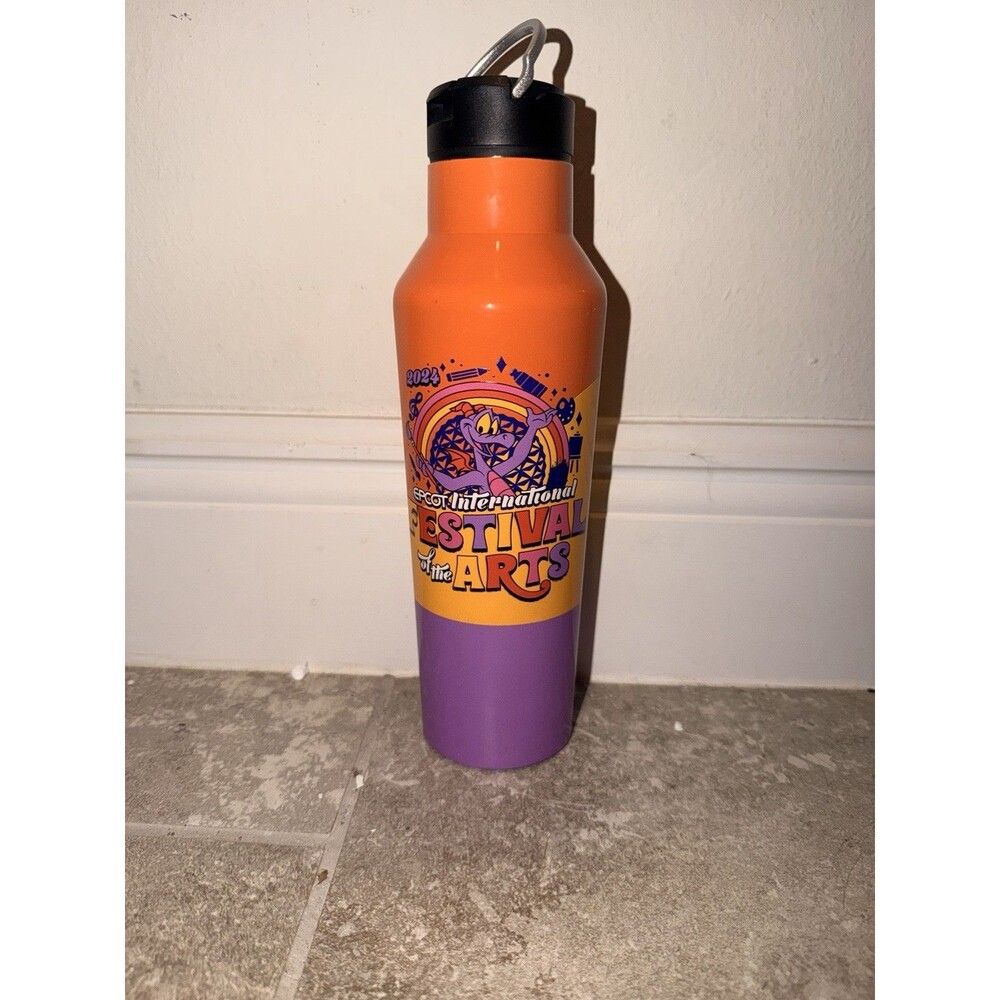 Disney Epcot Festival of Arts Figment Corkcicle Sport Canteen Water